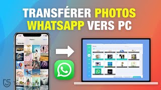 Transférer photo WhatsApp vers PC depuis un iPhone [upl. by Izogn]