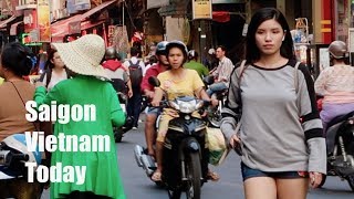 Vietnam Street Scenes 2019  Saigon Vlog [upl. by Aihset]