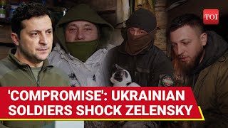 If You Dont Compromise Ukrainian Soldiers Enraged After ZelenskyTrump Fight [upl. by Aiyotal145]