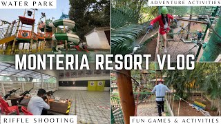 Monteria Resort  Best Luxurious Resort In Karjat  Adventure Activities  Water Park [upl. by Amos260]