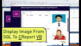 How To Display Image in Crystal Report in VBNet Visual Studio Code [upl. by Hazeefah665]