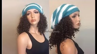 How to Crochet a Slouchy Hat Pattern 389│by ThePatternFamily [upl. by Dolph835]