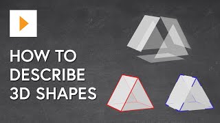 How To Describe 3D Shapes [upl. by Llerdna]