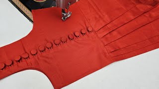 Very Creative and Latest Dori And Pintucks Kurti Design Cutting and Stitching [upl. by Notnyw]