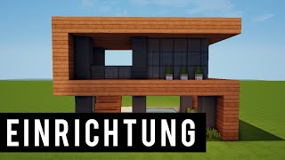 MODERNES HAUS EINRICHTEN in MINECRAFT TUTORIAL HAUS 166 [upl. by An240]