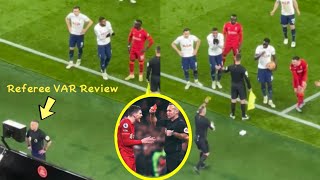 Andy Robertson Red Card vs Tottenham [upl. by Ordnael467]