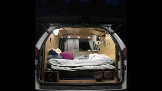 Full Mini Van Camper Conversion Tour [upl. by Kimberley820]