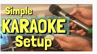 Karaoke Setup  for home  super easy 2022 [upl. by Mufi100]