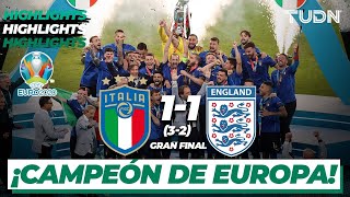 Highlights  Italia 1321 Inglaterra  UEFA Euro 2020  Final  TUDN [upl. by Stine41]