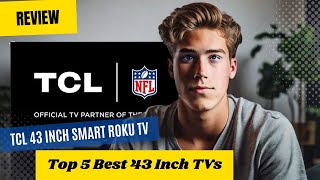 Review TCL 43 Inch Class 4Series 4K UHD HDR Smart Roku TV 2023 [upl. by Jayme]