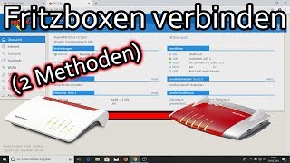 2 Fritzboxen verbinden  vorhandener Zugang über LAN und als IPClient [upl. by Aihsa]