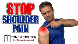 How To ELIMINATE Shoulder Pain  Shoulder Impingement Exercises [upl. by Truscott]