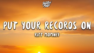 Ritt Momney  Put Your Records On Lyrics [upl. by Enidlareg]