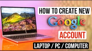 How To Create Google Account In Laptop Windows 10 amp 7  Gmail Id Kaise Banaye 2023 [upl. by Trab]