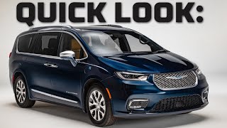 Quick Look at a Minivan  2021 NEW Chrysler Pacifica Walkthrough  MotorTrend [upl. by Eisaj807]