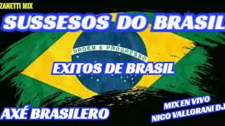 Sussesos Do Brasil Exitos de Brasil Axé Brasilero Mix En Vivo Nicolas Vallorani dj Zanetti Mix [upl. by Drofnil650]