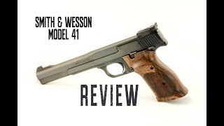 Smith amp Wesson Model 41 REVIEW [upl. by Nimsaj262]