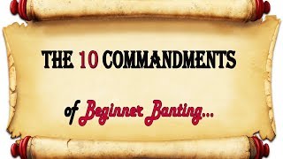 The 10 Commandments of Beginner Banting  LCHF Lifestyle [upl. by Lune336]