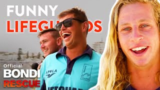 FUNNIEST Lifeguarding Moments  Bondi Rescue Season 11 [upl. by Claudian]