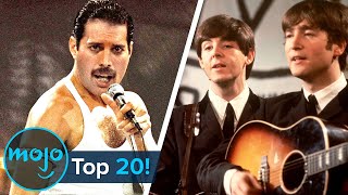 Top 20 Most Important Moments in Music History [upl. by Ecirtaemed]