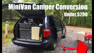 Minivan Camper Conversion Stock to Camper Mode in Minutes Van Life [upl. by Pirzada]