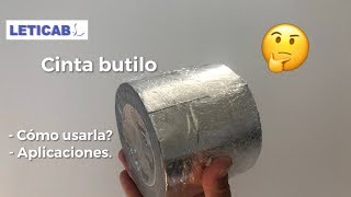 👍CINTA BUTILO aplicaciones REPARACIÓN GOTERAS [upl. by Leena]