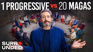 20 Trump Supporters Take on 1 Progressive feat Sam Seder  Surrounded [upl. by Yruoc]