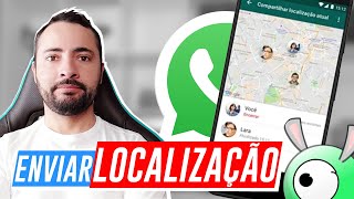 Como mandar localização pelo WhatsApp  SIMPLES E RAPIDO [upl. by Melesa810]