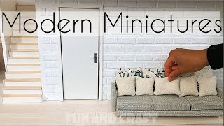 DIY Modern 3 Bedroom Miniature House [upl. by Jaynes]