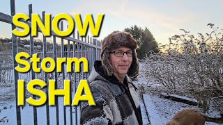 Storm ISHA in snow and 3  Vanlife [upl. by Ingrid]