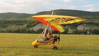 My flight in a powered hang glider [upl. by Graaf]