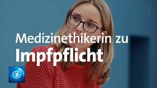 Interview mit Ethikerin Alena Buyx zur Impfpflicht [upl. by Nairod]