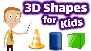 3D Shapes for Kids  Homeschool Pop [upl. by Meehyrb40]