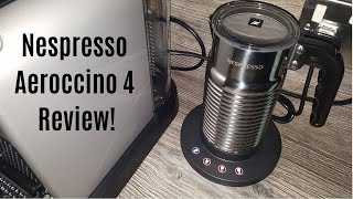 Nespresso Aeroccino 4 Milk Frother Review  Worth upgrading from the Aeroccino 3 [upl. by Hilel]