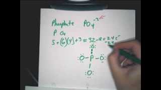 Lewis Structure How to draw phosphate PO4 [upl. by Nedac]