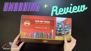 Unboxing  Review Extra Soft Pastels Toison DOr KohINoor [upl. by Noreht461]