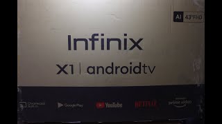 Infinix X1 43 Smart TV First Impressions And Review [upl. by Aronal]