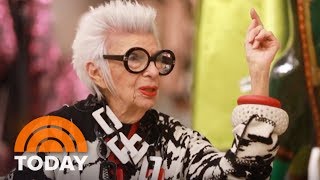 96YearOld Fashion Icon Iris Apfel Ripped Jeans Are ‘Insanity’  TODAY [upl. by Brena]