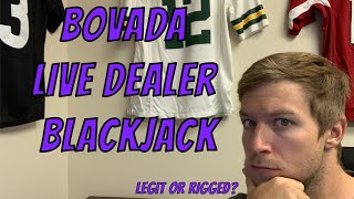 Bovada Live Dealer Blackjack Review  Legit or Rigged [upl. by Nancey]