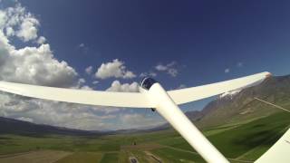 Glider Winch Launch  Different Angles [upl. by Eyk]