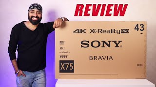 Sony Bravia X75 43 inch 4K Android TV 2021 Variant  Almost Perfect 🔥 [upl. by Bazar]