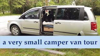 Finally a tour of my very small self built minivan camper van [upl. by Las]