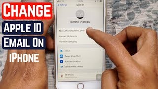 How to Change Apple id Email Address on iPhone [upl. by Ker42]