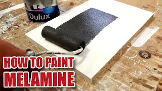 How Do I Paint Melamine DIY Tips [upl. by Innob448]