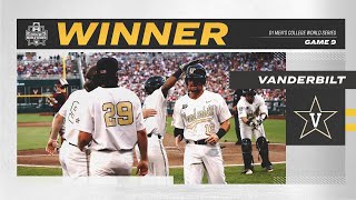 Vanderbilt vs Stanford 2021 College World Series highlights [upl. by Haymo969]