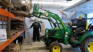 John Deere 2025R To the Rescue Subscriber Helps Tractor Time with Tim [upl. by Bonny]