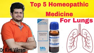 Top 5 Homeopathic Medicine for lungs [upl. by O'Donovan]