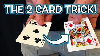 Insane 2 Card Magic Trick Revealed  EASY DIY Gimmick [upl. by Kassab]