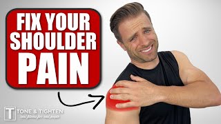 Immediate Relief Home Exercises For Shoulder Pain [upl. by Odrahcir483]