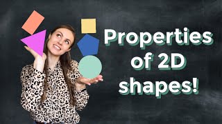 2D SHAPES FOR KIDS Properties of 2D shapes explained Sides and Vertices Interactive Video for KS1 [upl. by Nivrae681]